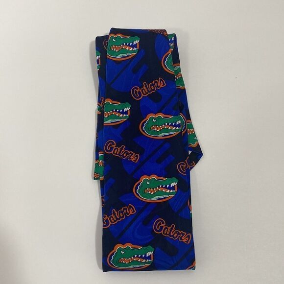 Florida Gators Football Merge Left Orange Blue Neck Tie - Picture 15 of 16